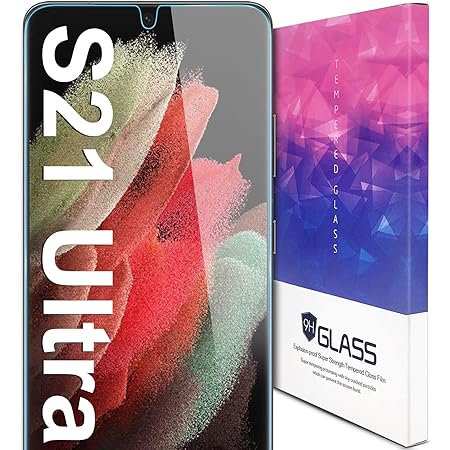 3 Stück für Samsung Galaxy S21 Ultra Schutzfolie, 9H Härte, Ultra-klar, Displayschutzfolie für Samsung Galaxy S21 Ultra Schutzfolie, Displayfolie, Schutzglasfolie für Samsung S21 Ultra